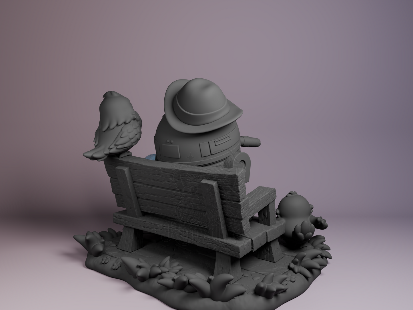 Chibi – Droid Ranger (Chibi by Nomnom Figures) – 3D printed resin figure