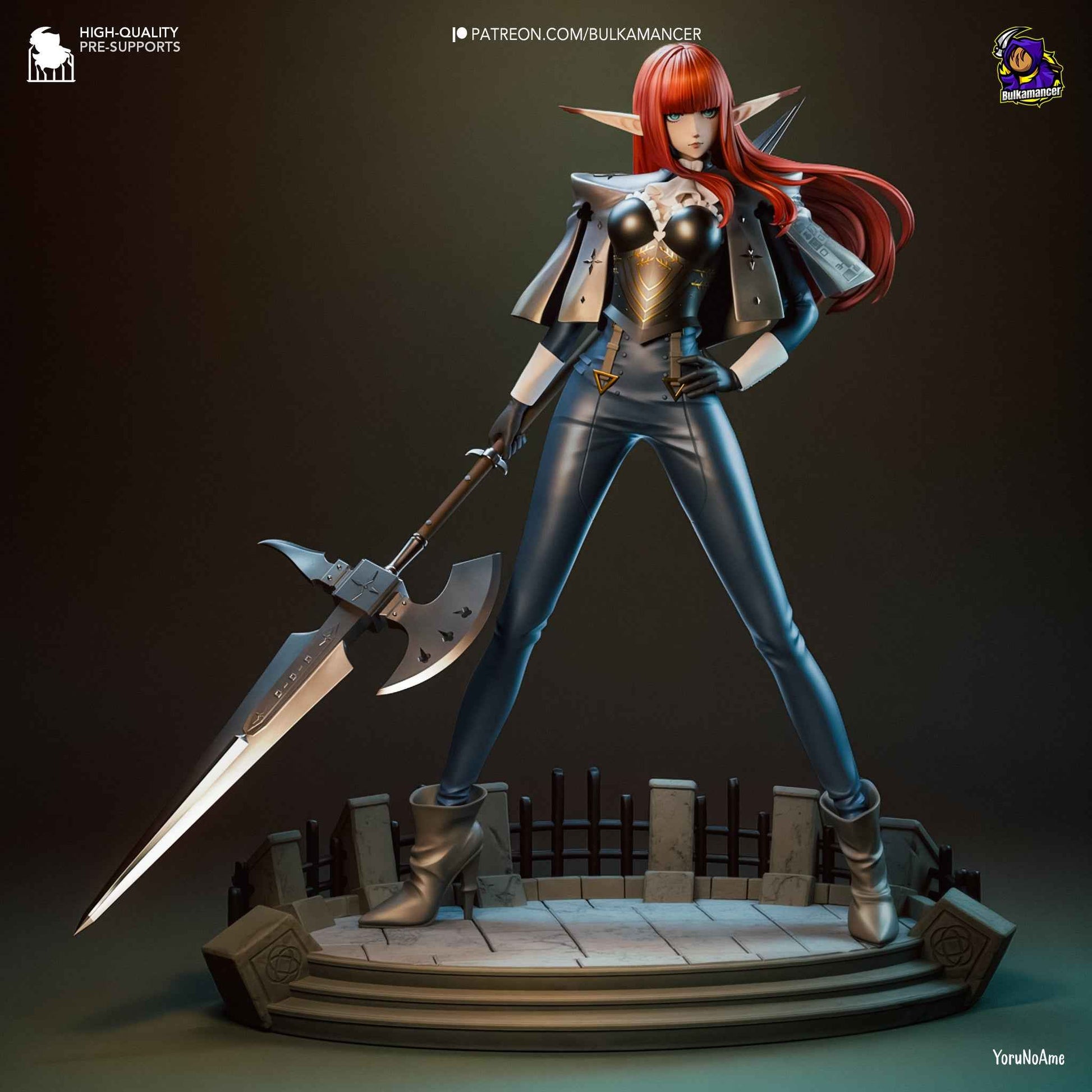 Hulkenberg – Metaphor: ReFantazio (Figurine by Bulkamancer) – 3D printed resin figure