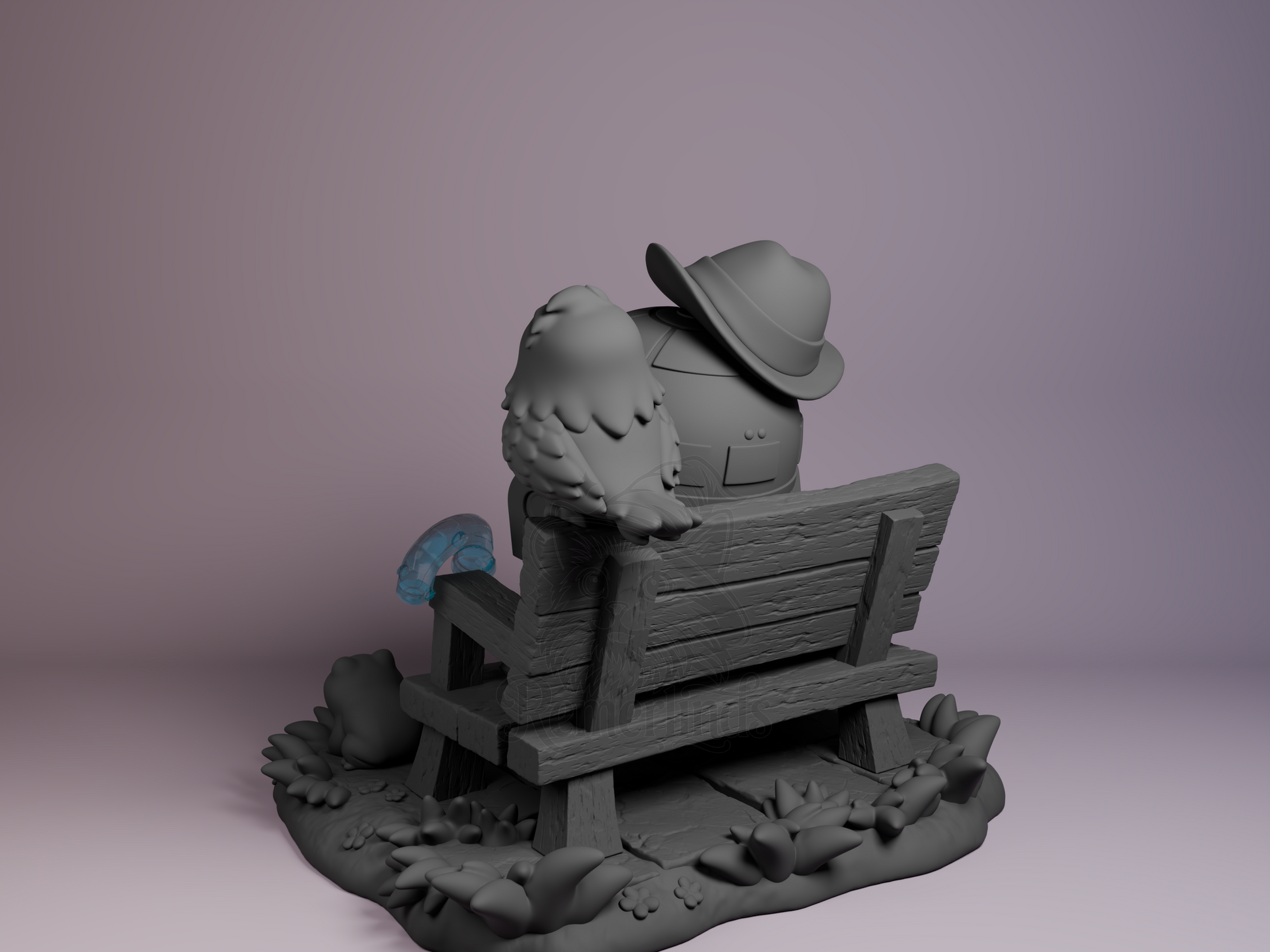 Chibi – Droid Ranger (Chibi by Nomnom Figures) – 3D printed resin figure