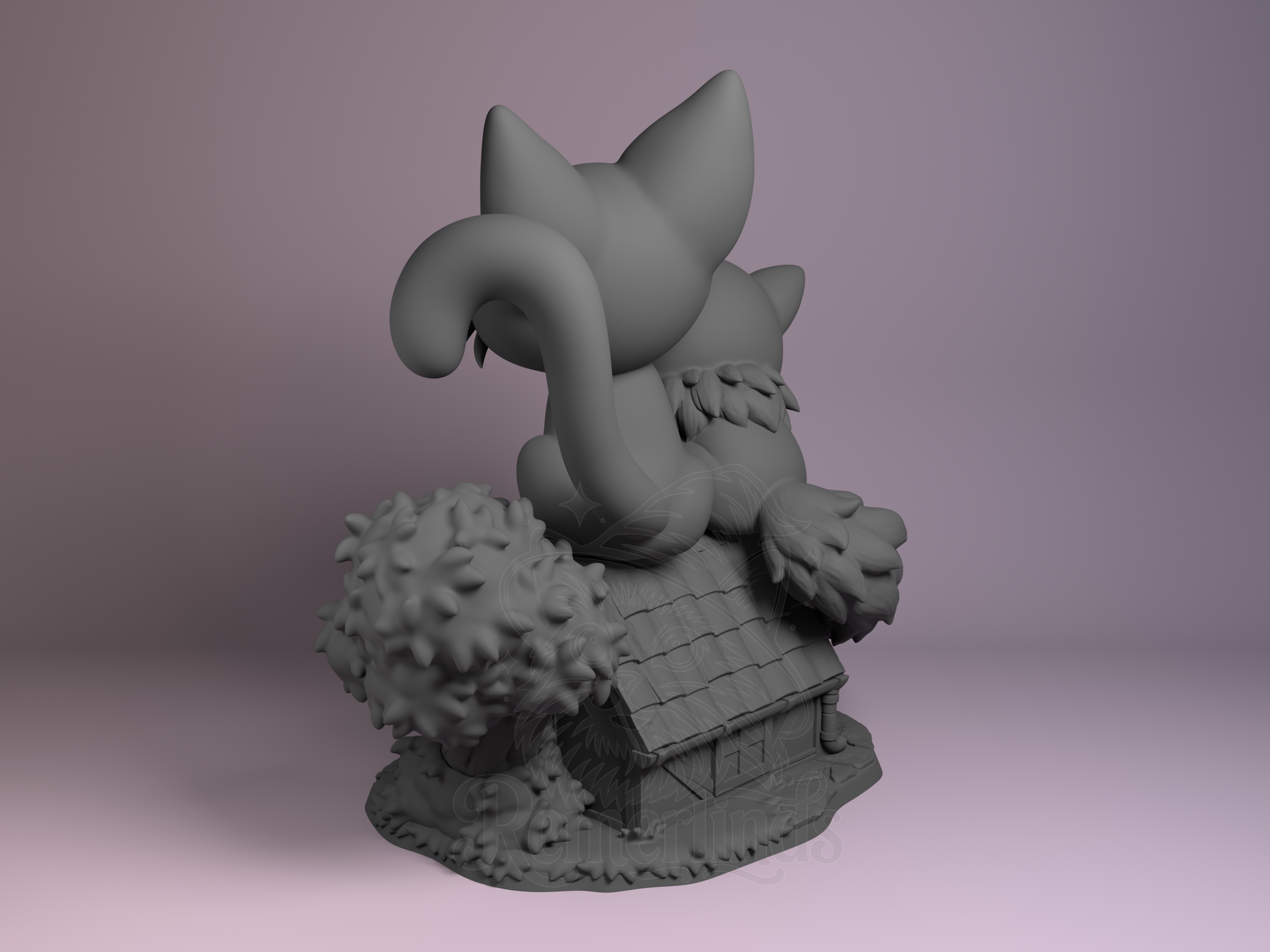 Chibi – Jiji (Chibi by Nomnom Figures) – 3D printed resin figure