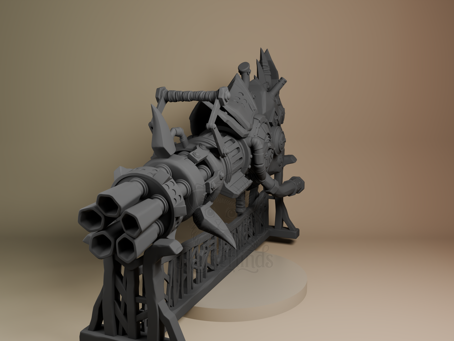 Jinx’s Rhino Gun – Arcane (Figurine by Bulkamancer) – 3D printed resin figure