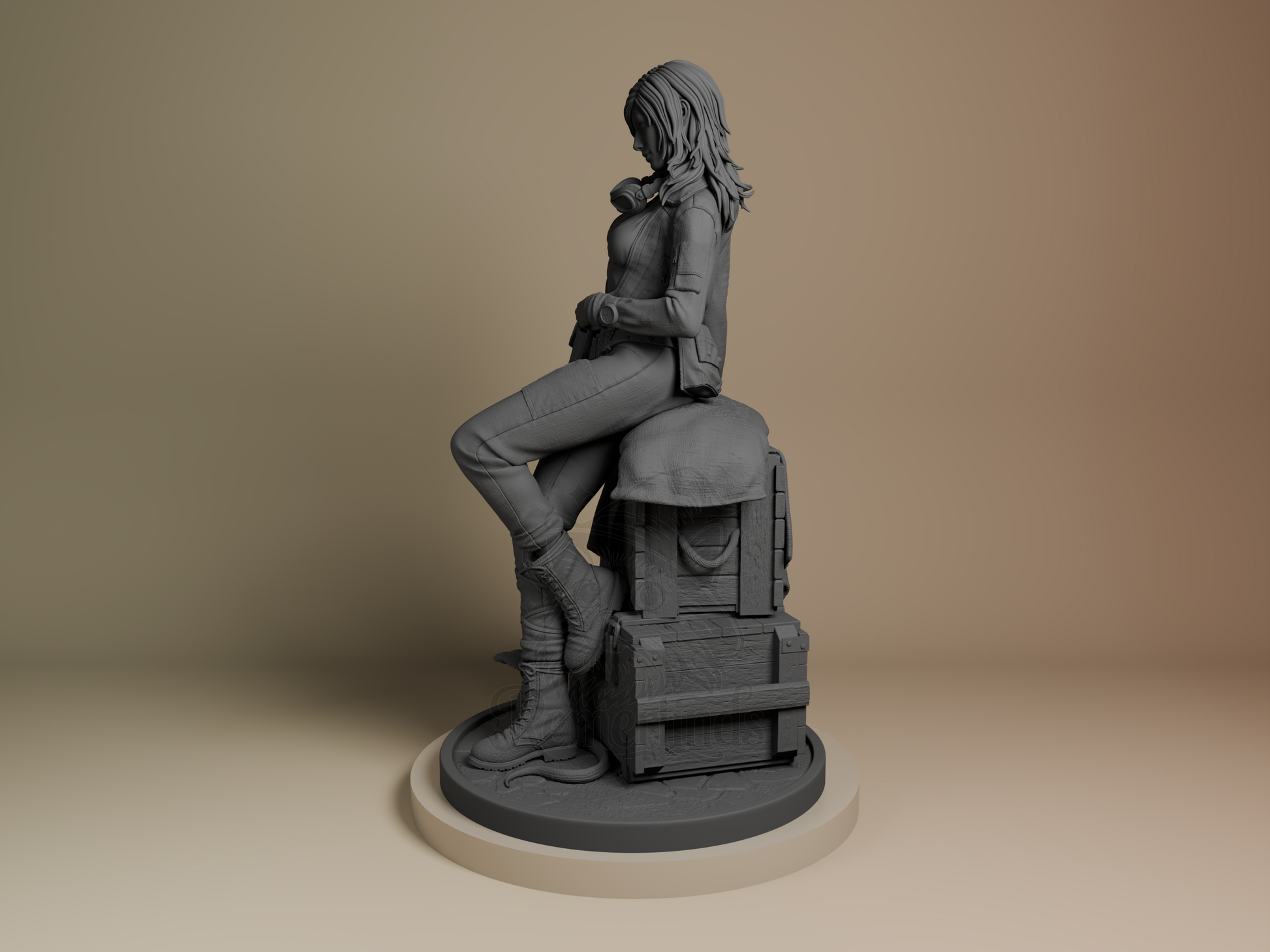 EVA – Metal Gear (Figurine by Bulkamancer) – 3D printed resin figure