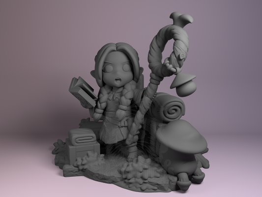 Chibi – Marcille (Chibi by Nomnom Figures) – 3D printed resin figure