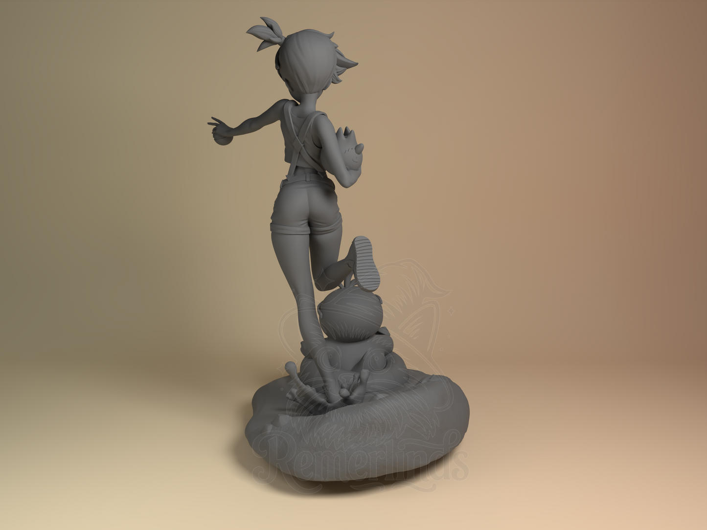Misty – Pokémon (Figurine by Nomnom Figures) – 3D printed resin figure