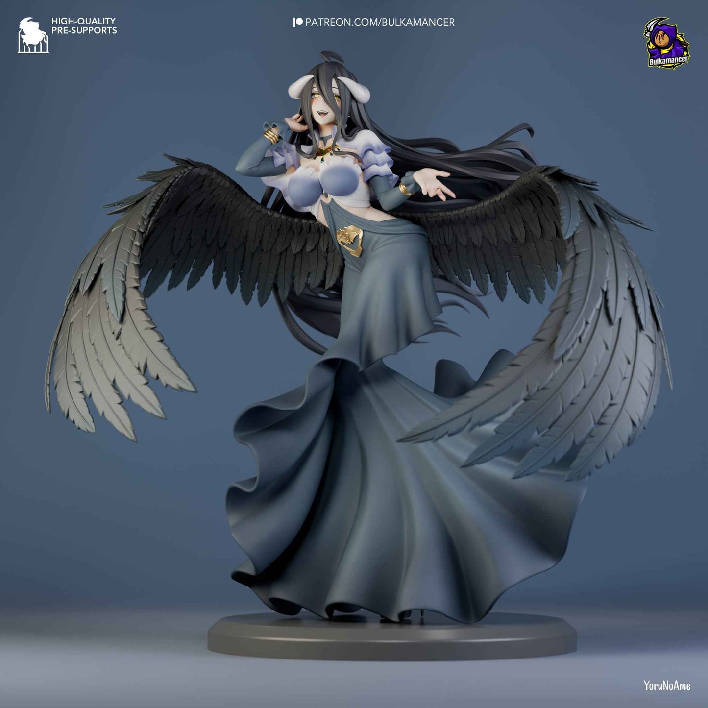 Albedo – Overlord (Figurine by Bulkamancer) – 3D printed resin figure