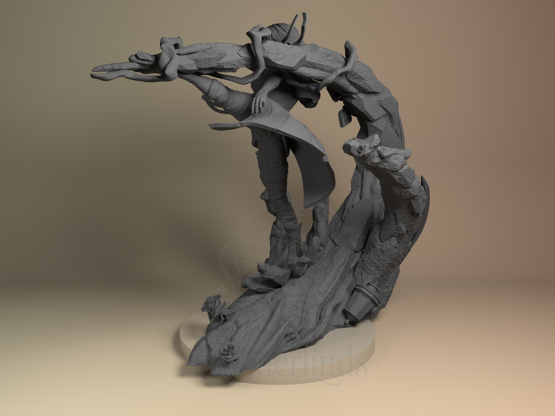 Lune – Expedition 33 (Figurine by Nomnom Figures) – 3D printed resin figure