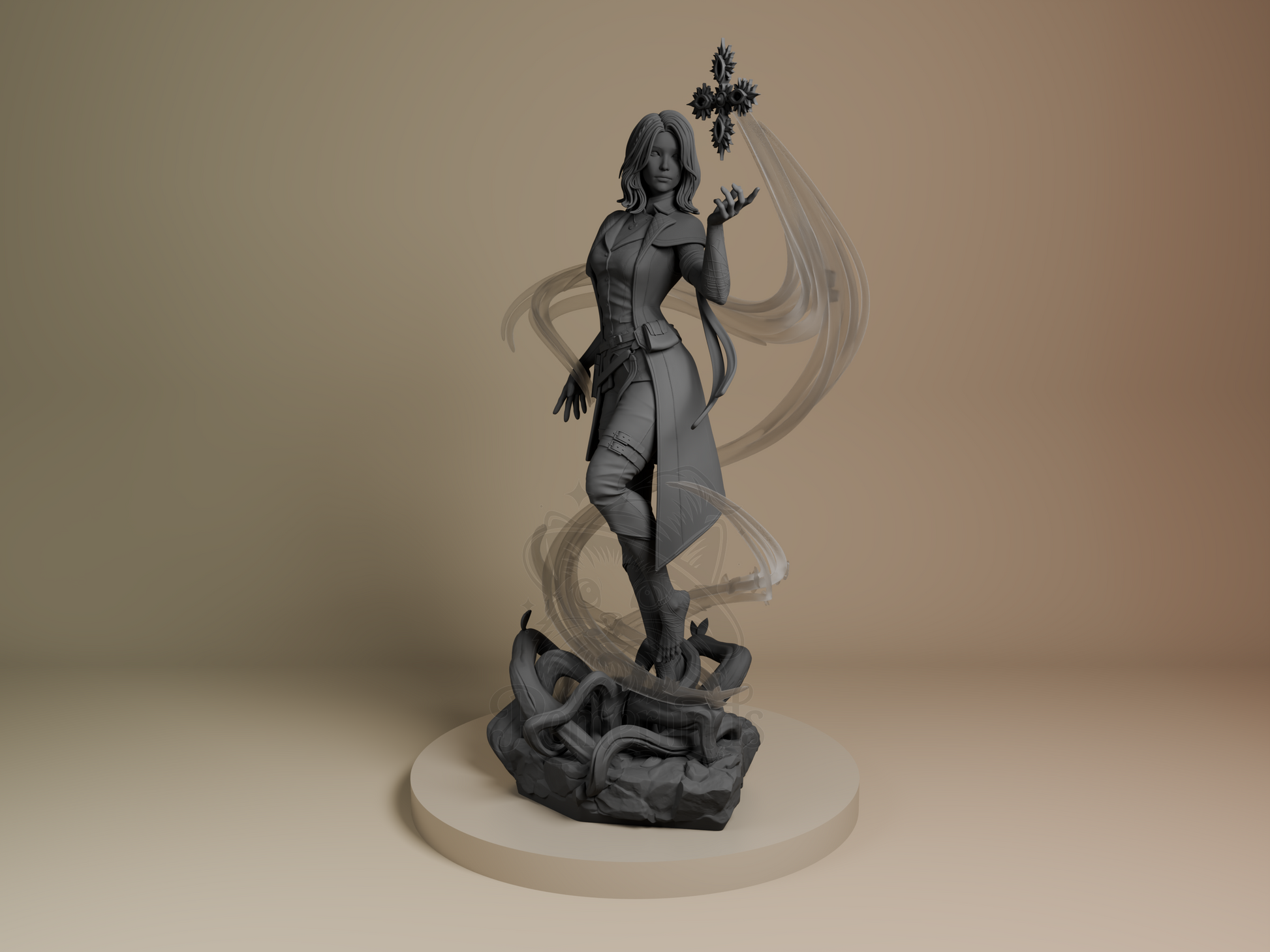 Lune – Expedition 33 (Figurine by Bulkamancer) – 3D printed resin figure