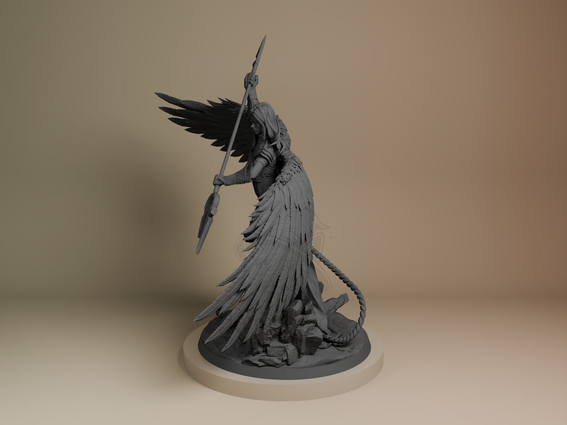 Avacyn the Purifier – Magic: The Gathering (Figurine by Bulkamancer) – 3D printed resin figure