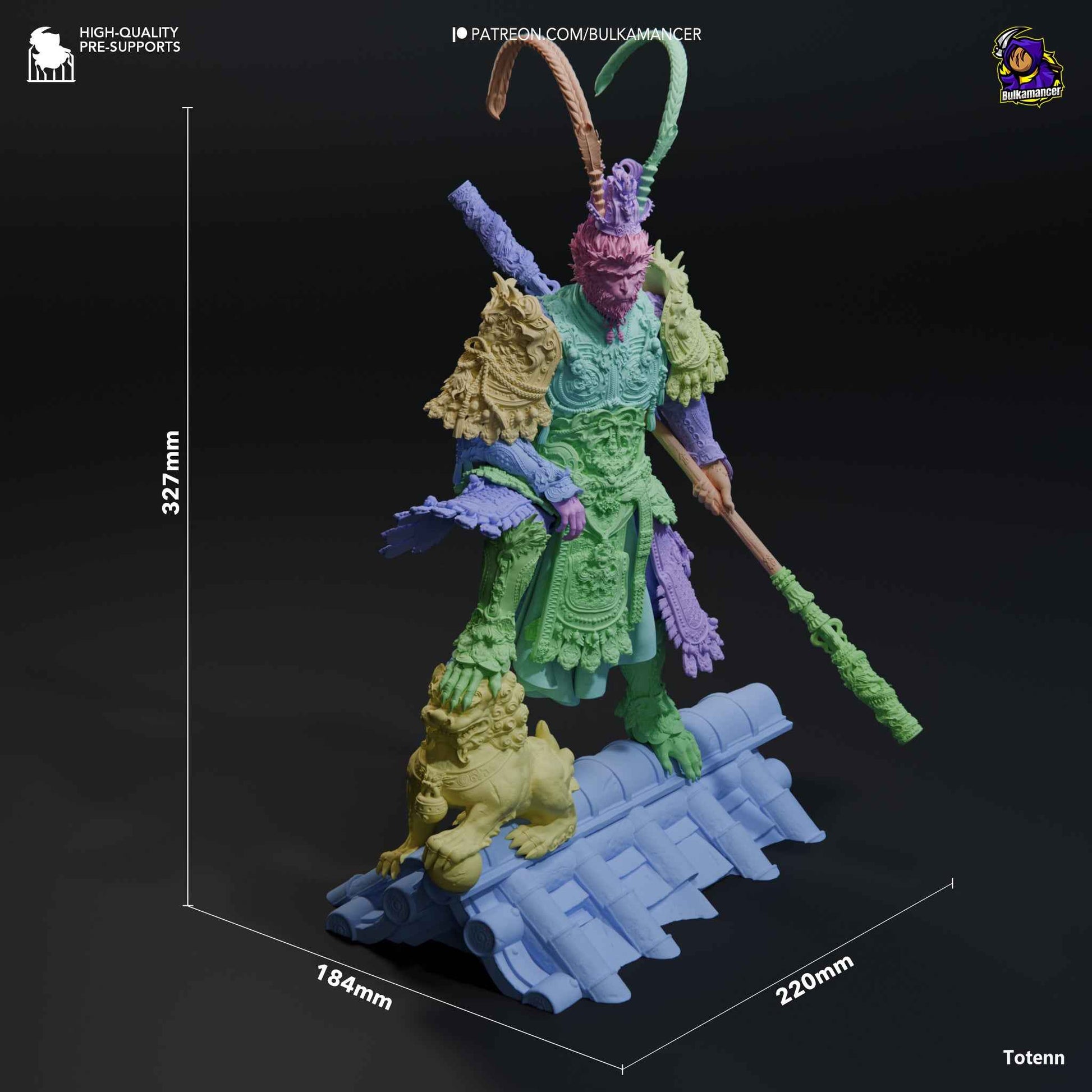 Destined One – Wukong (Figurine by Bulkamancer) – 3D printed resin figure