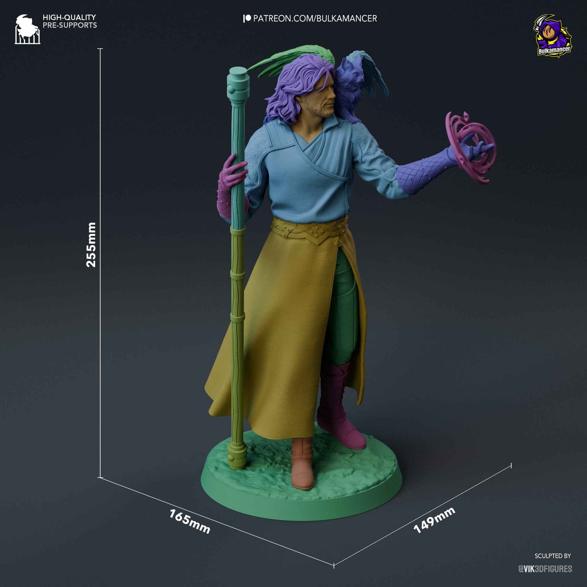 Gale – Baldur’s Gate (Figurine by Bulkamancer) – 3D printed resin figure