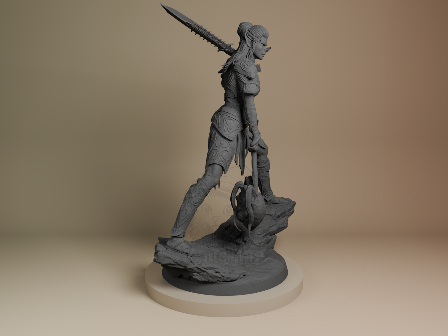 Lae’zel – Baldur’s Gate (Figurine by Bulkamancer) – 3D printed resin figure