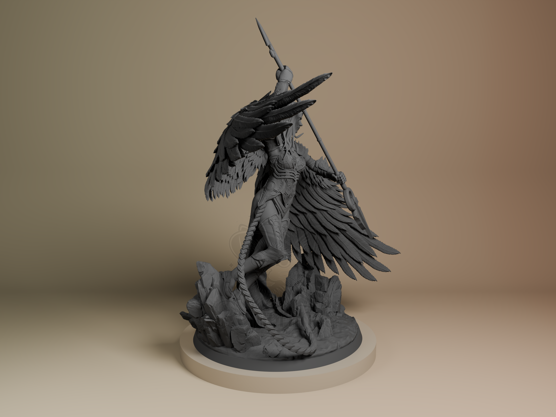 Avacyn the Purifier – Magic: The Gathering (Figurine by Bulkamancer) – 3D printed resin figure