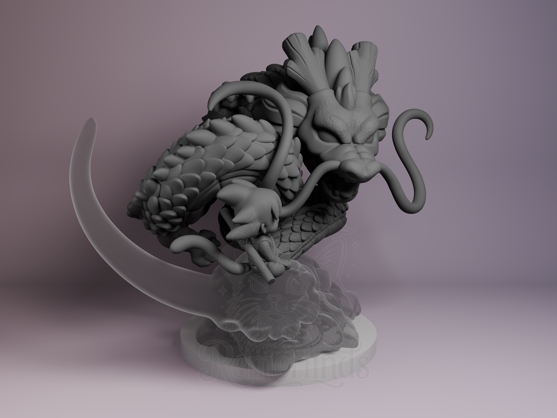 Chibi – Shenron and Goku (Chibi by Nomnom Figures) – 3D printed resin figure