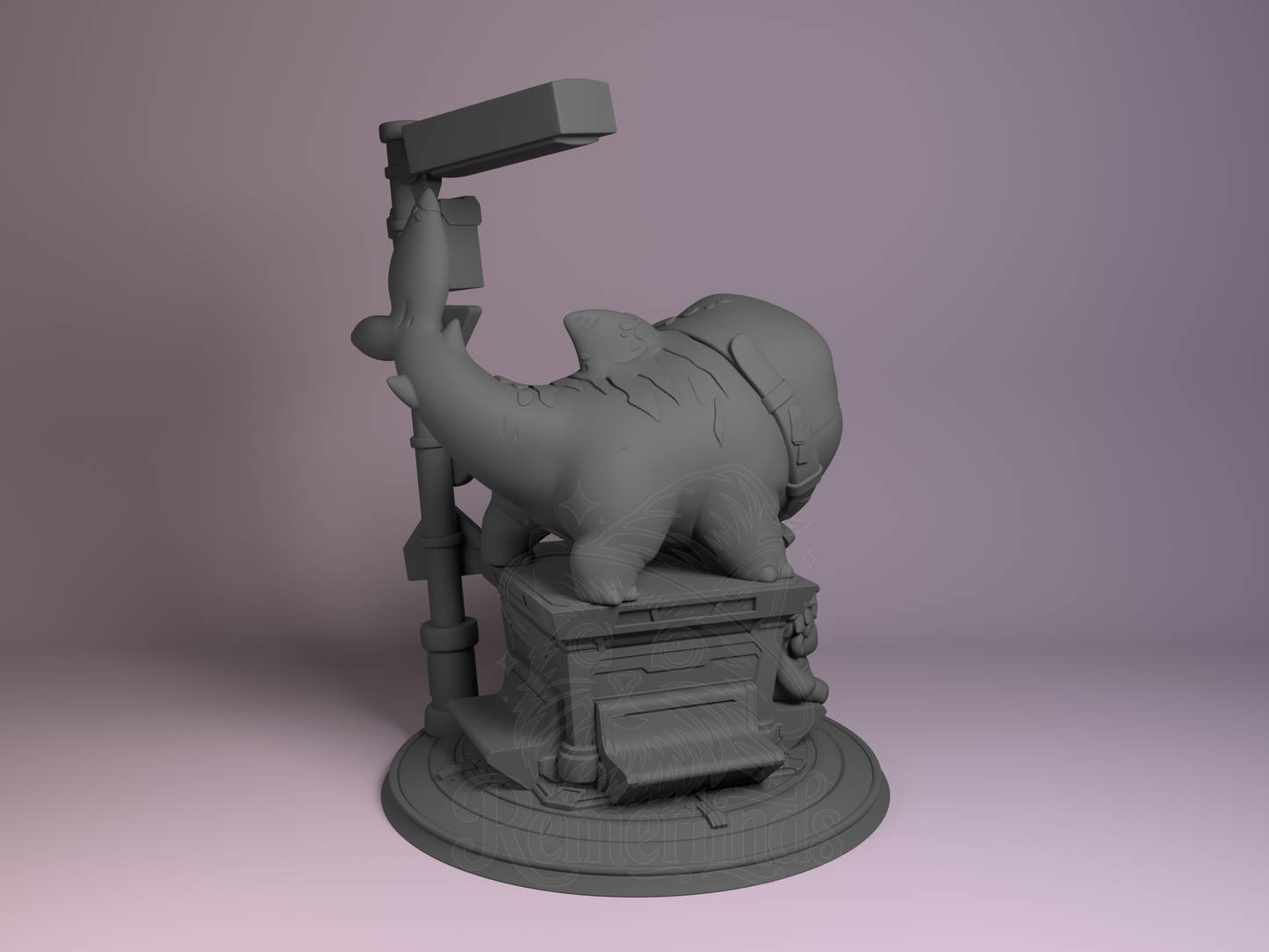 Chibi – Chibi Shark Pal (Chibi by Nomnom Figures) – 3D printed resin figure
