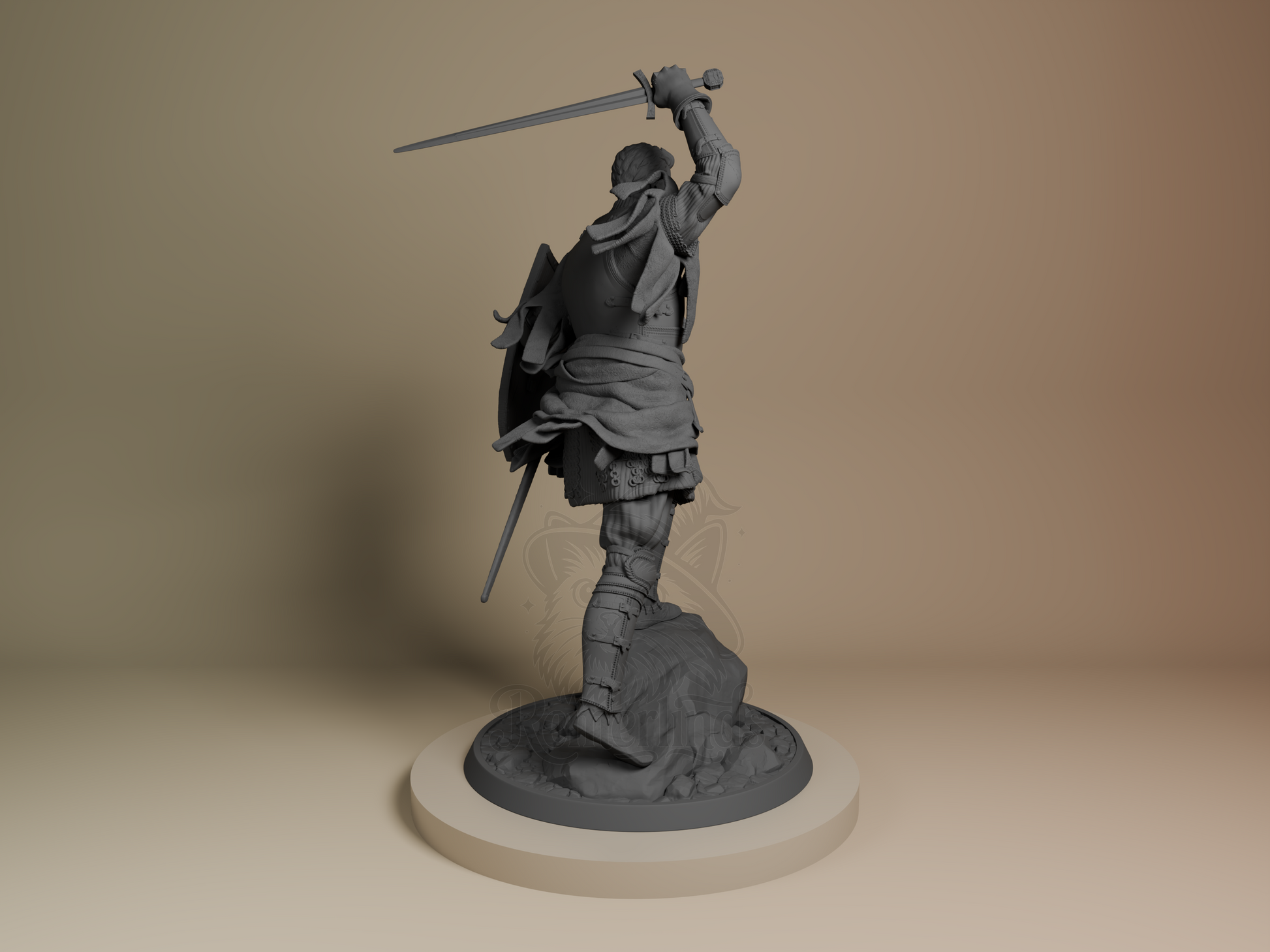 Rear view showing chainmail texture and sculpted cloak detail of Henry from Kingdom Come: Deliverance II by Bulkamancer.