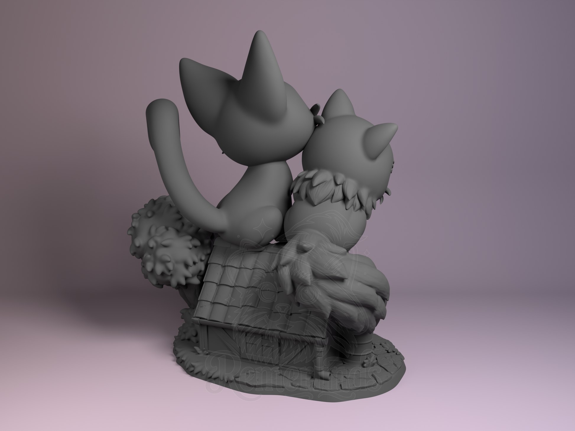 Chibi – Jiji (Chibi by Nomnom Figures) – 3D printed resin figure