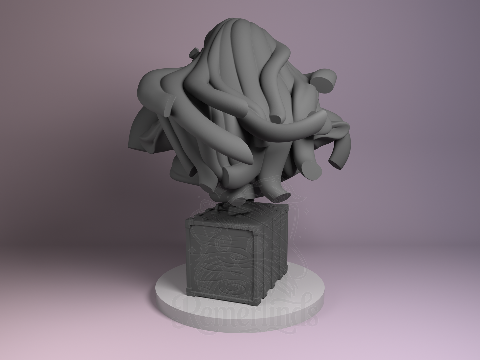 Chibi Nezuko – Demon Slayer (Chibi by Nomnom Figures) – 3D printed resin figure