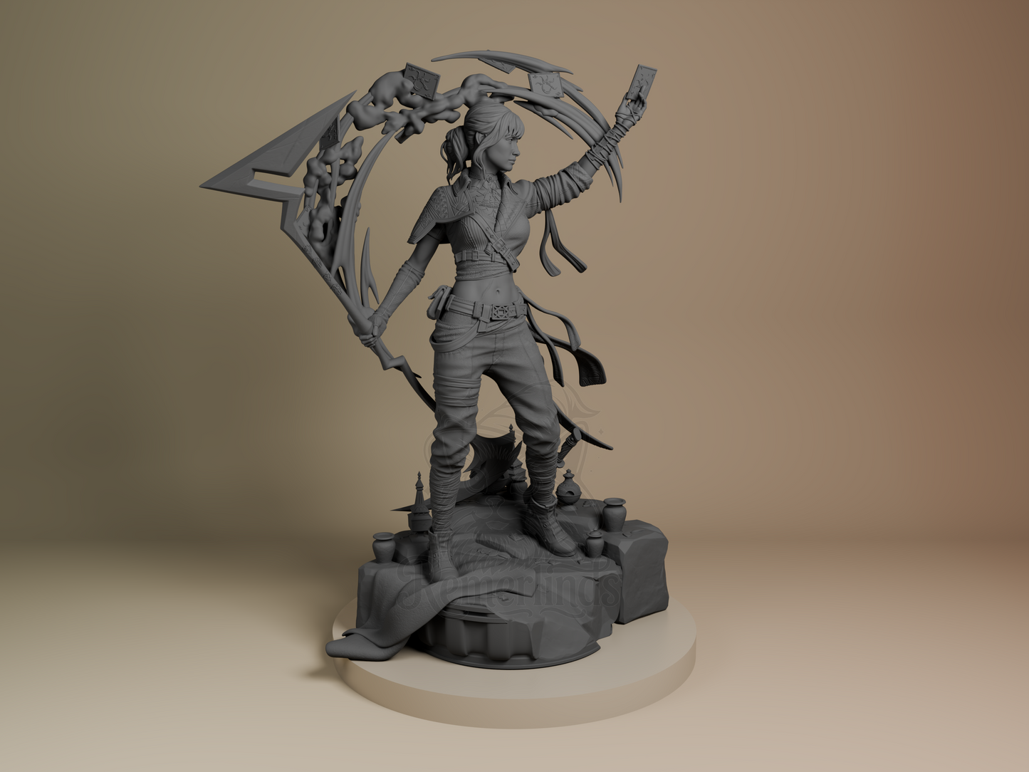 Sciel – Expedition 33 (Figurine by Bulkamancer) – 3D printed resin figure