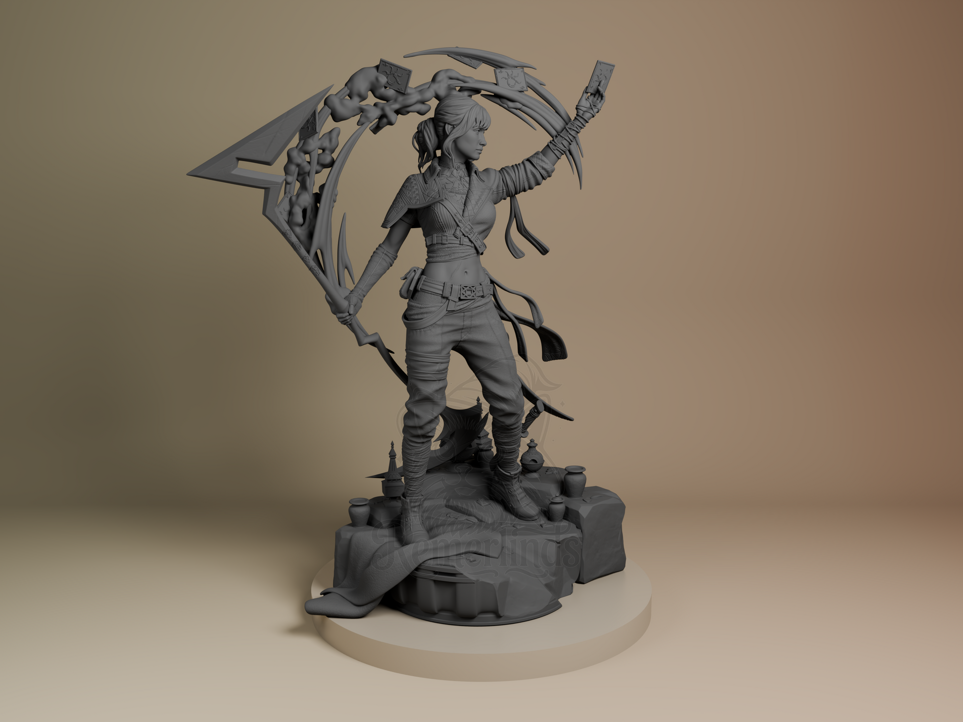 Sciel – Expedition 33 (Figurine by Bulkamancer) – 3D printed resin figure