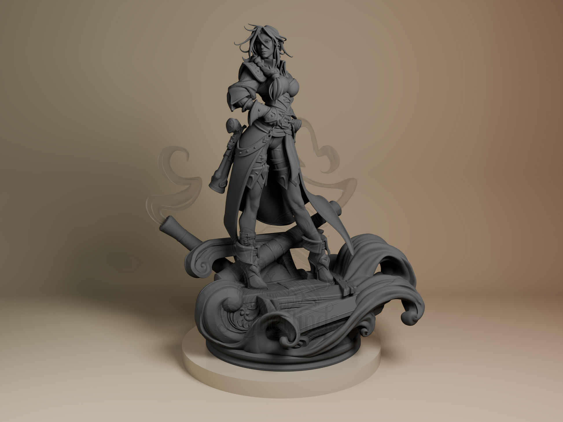Miss Fortune – League of Legends (Figurine by Bulkamancer) – 3D printed resin figure