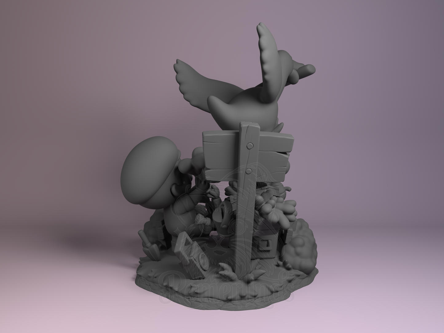 Chibi – Goose (Chibi by Nomnom Figures) – 3D printed resin figure