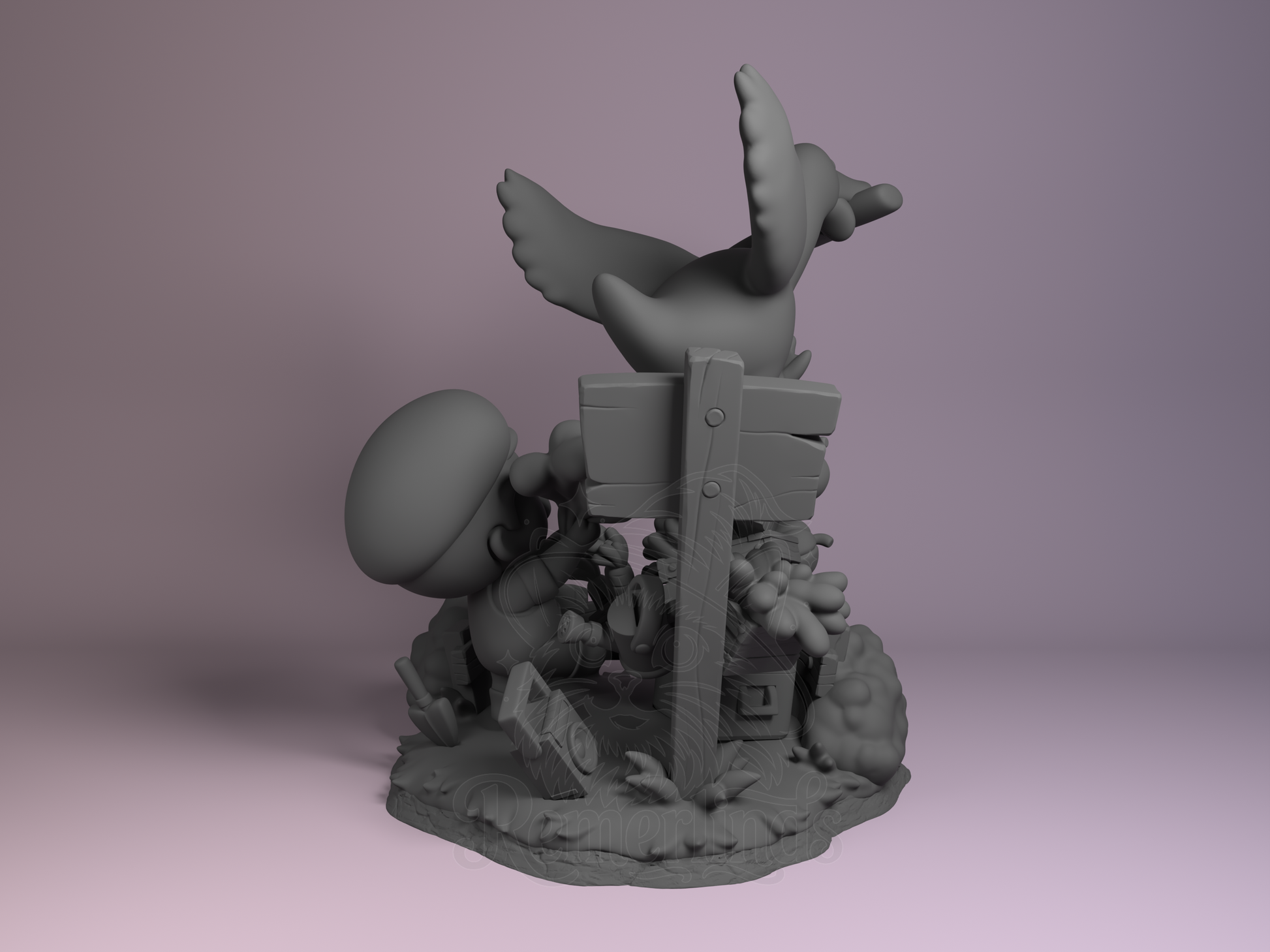 Chibi – Goose (Chibi by Nomnom Figures) – 3D printed resin figure
