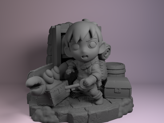 Chibi Chilchuck – Dungeon Meshi (Chibi by Nomnom Figures) – 3D printed resin figure