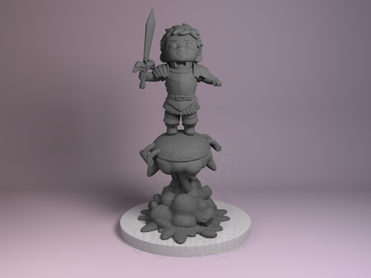 Chibi Laios Touden – Dungeon Meshi (Chibi by Nomnom Figures) – 3D printed resin figure