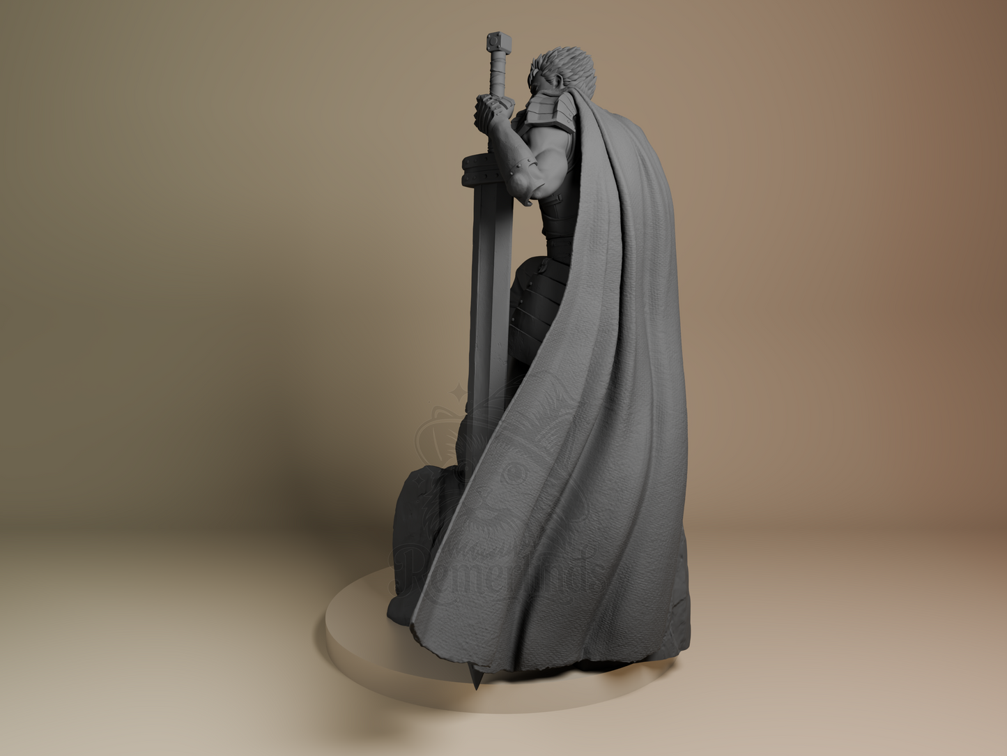 Guts – Berserk: The Golden Age Arc (Figurine by Bulkamancer) – 3D printed resin figure