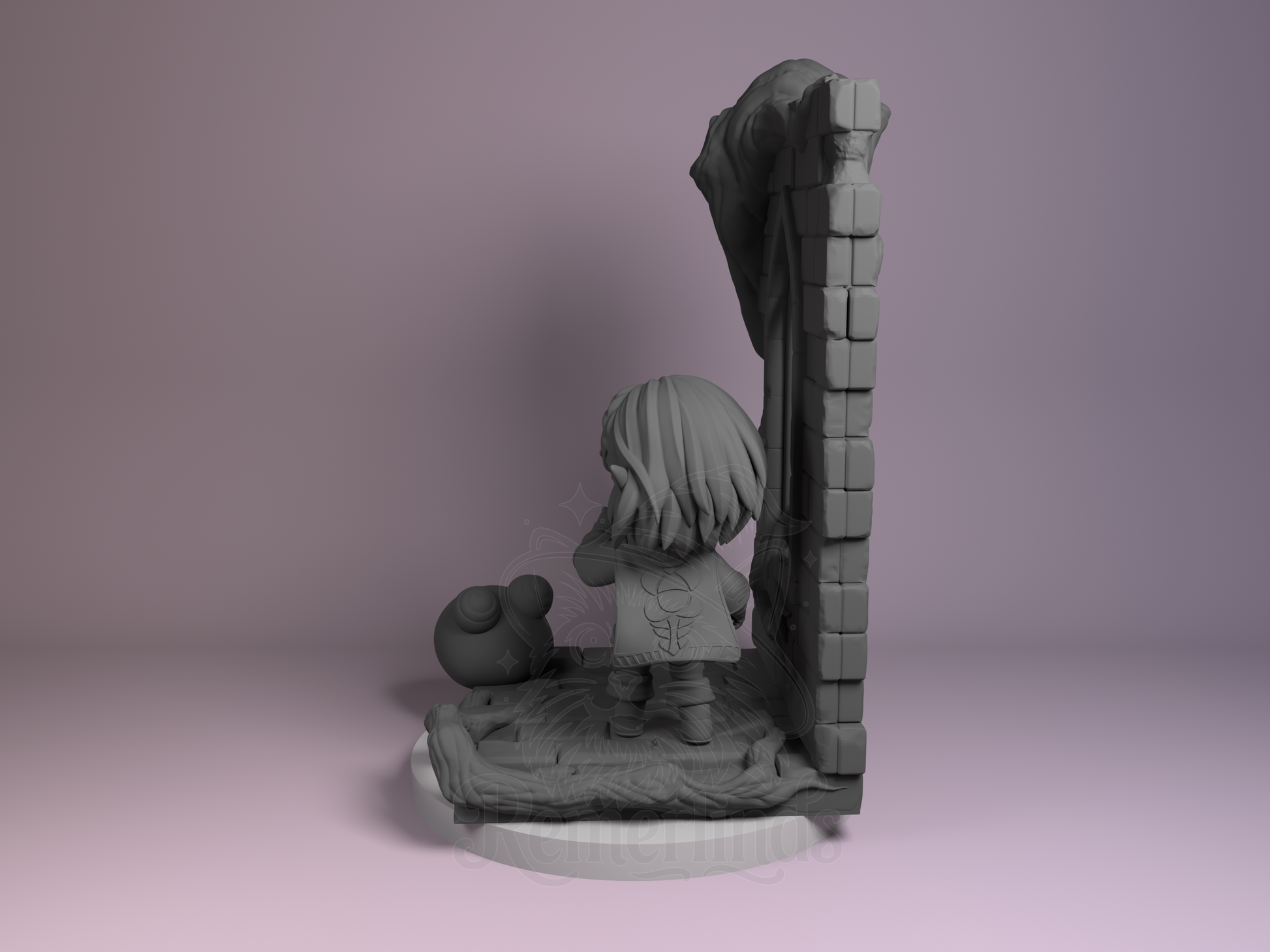 Princess Zalde – Breathe the Wilderness (Chibi by Nomnom Figures) – 3D printed resin figure