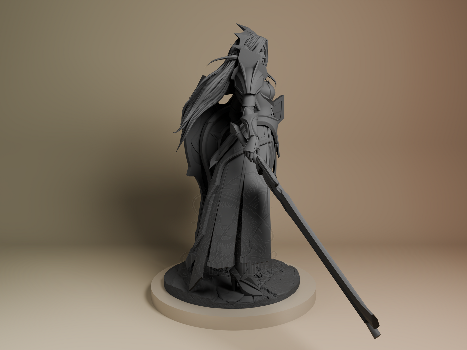 Leona – League of Legends (Figurine by Bulkamancer) – 3D printed resin figure
