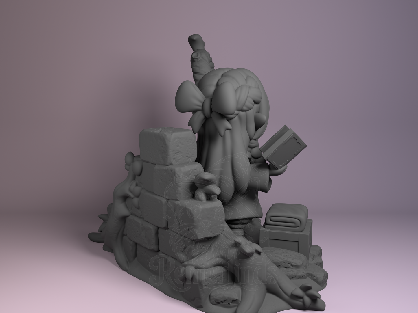 Chibi – Marcille (Chibi by Nomnom Figures) – 3D printed resin figure