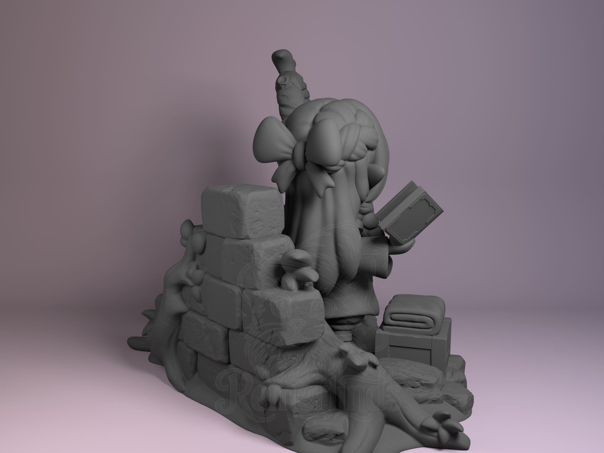 Chibi – Marcille (Chibi by Nomnom Figures) – 3D printed resin figure