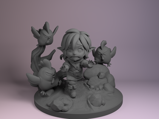 Lync – Breathe the Wilderness (Chibi by Nomnom Figures) – 3D printed resin figure