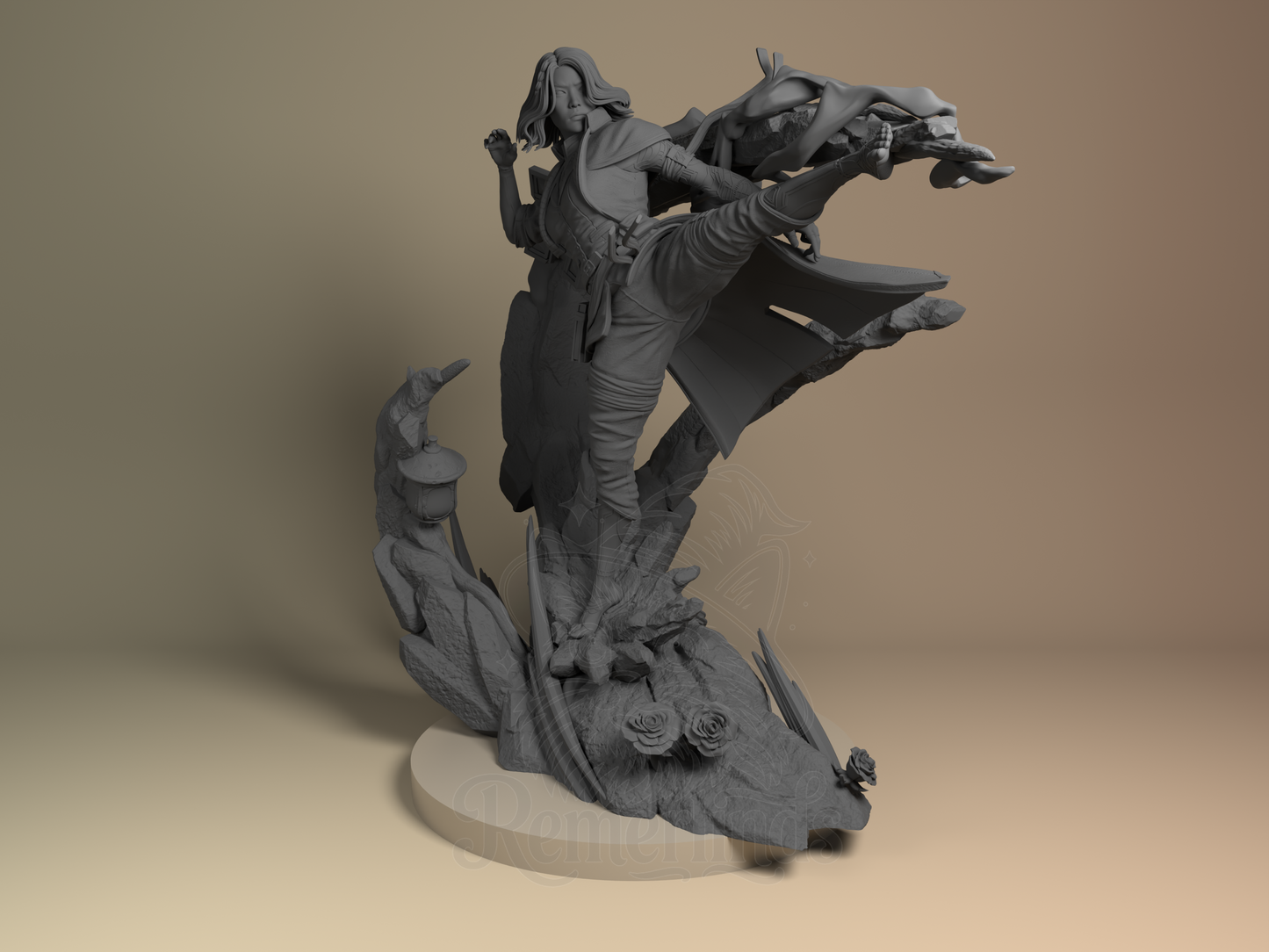 Lune – Expedition 33 (Figurine by Nomnom Figures) – 3D printed resin figure