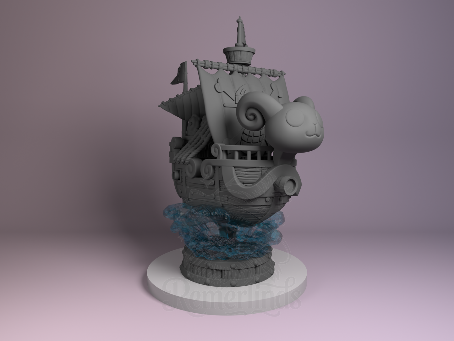 Chibi – Going Merry (Chibi by Nomnom Figures) – 3D printed resin figure