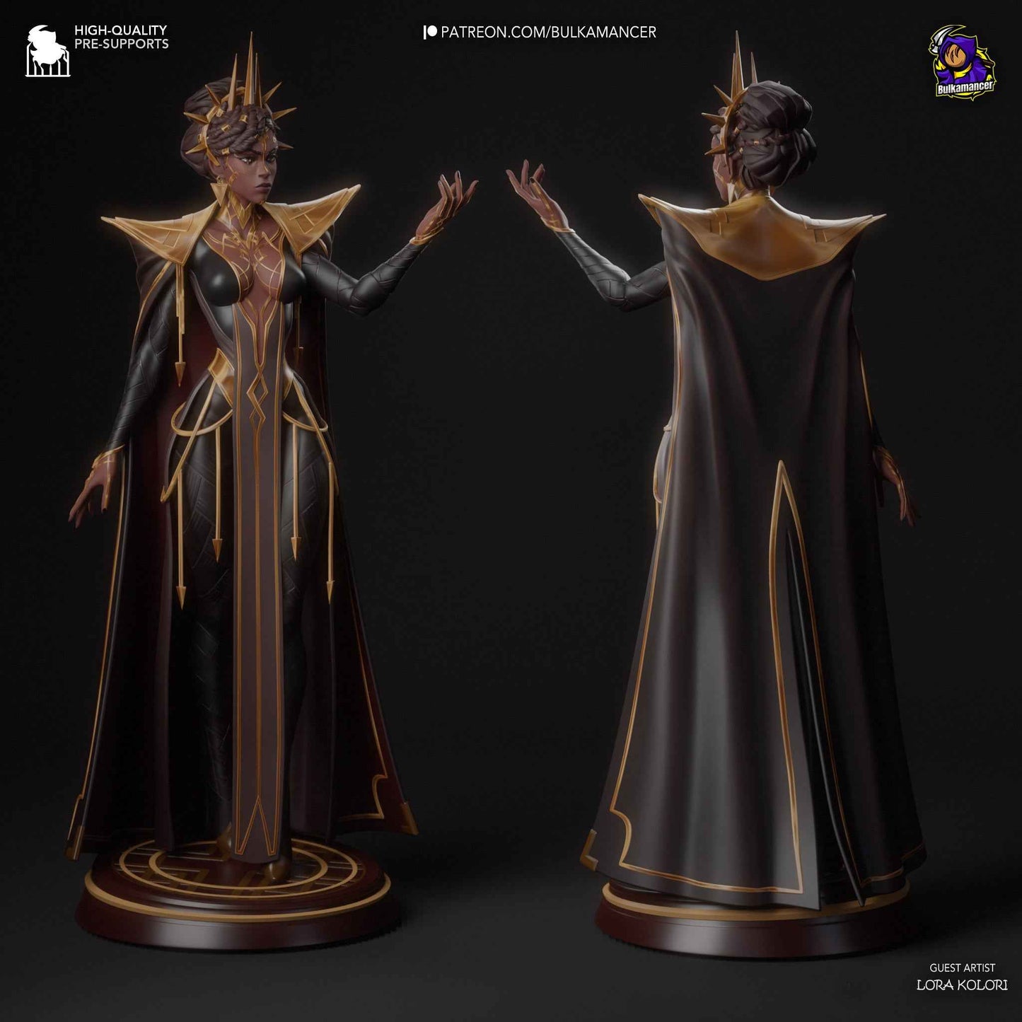 Mel – Arcane (Figurine by Bulkamancer) – 3D printed resin figure