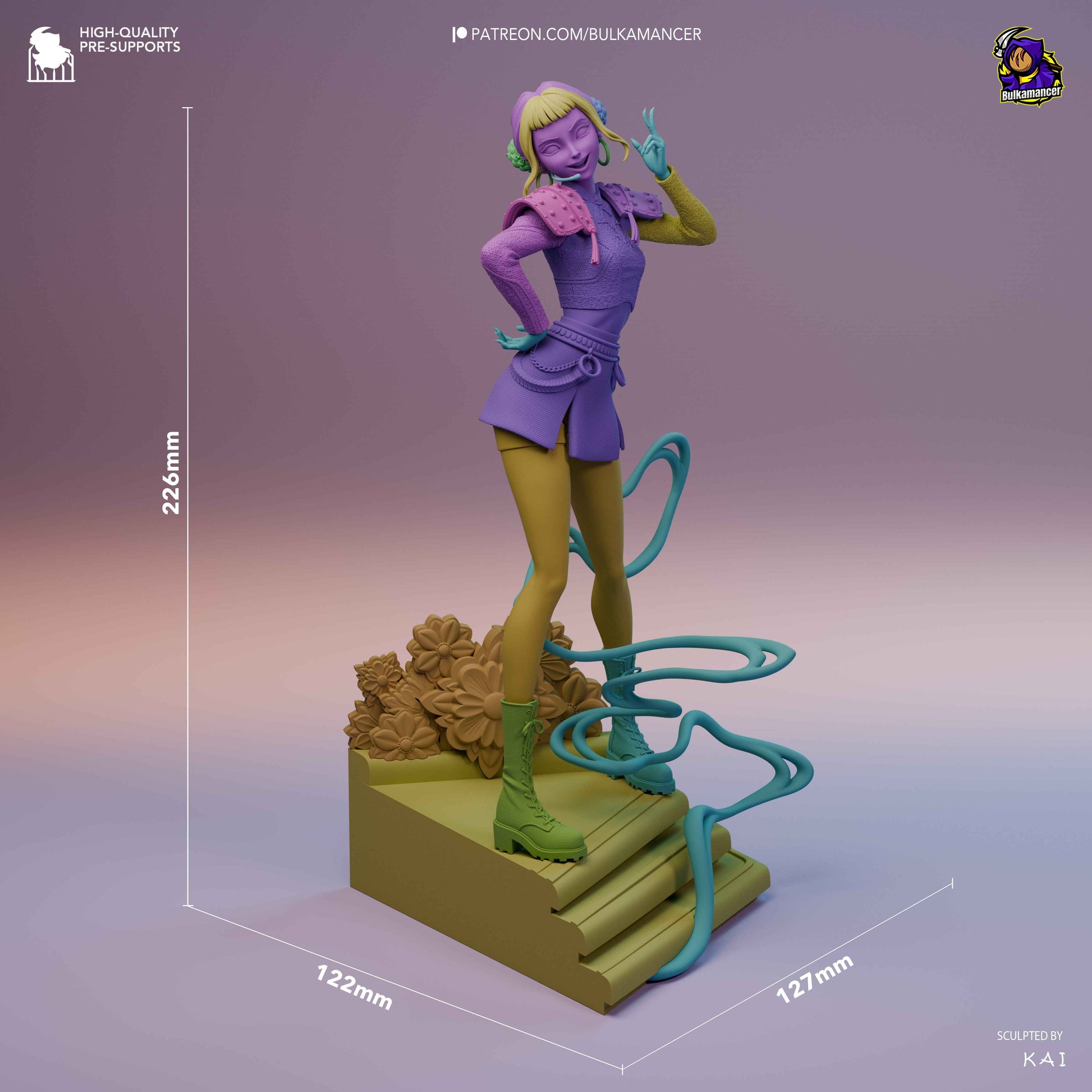 Zoey β KPop Demon Hunters (Figurine by Bulkamancer)