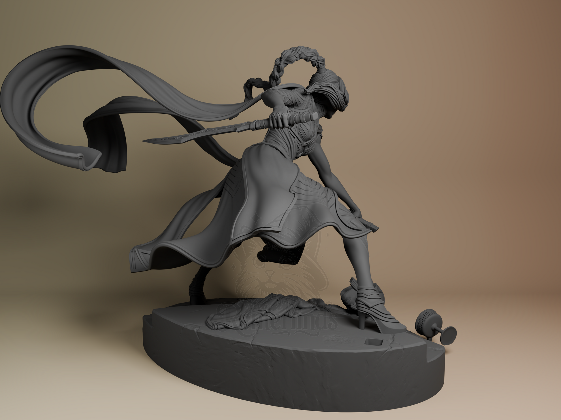 Katarina – League of Legends (Figurine by Bulkamancer) – 3D printed resin figure