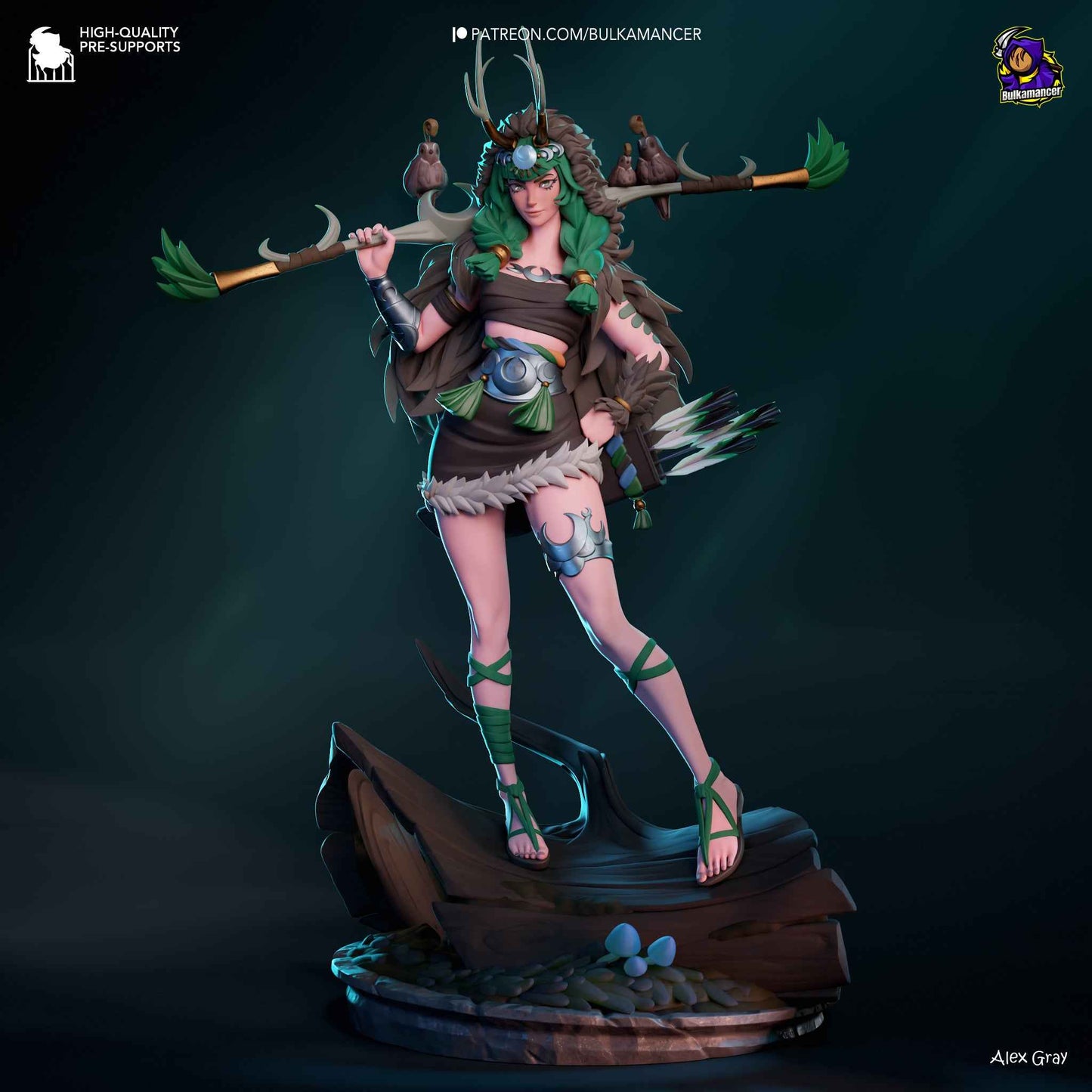 Artemis – Hades (Figurine by Bulkamancer) – 3D printed resin figure