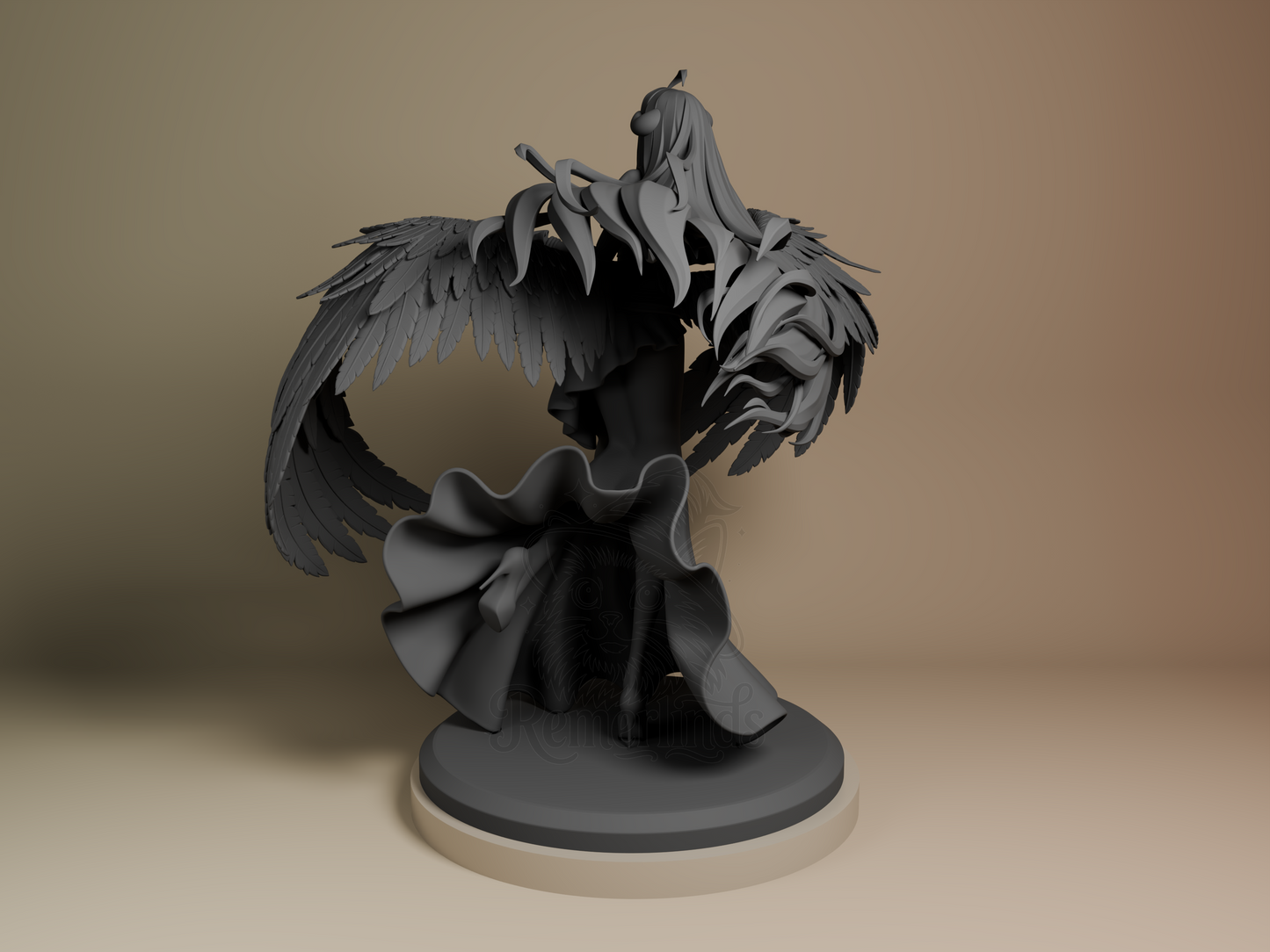 Albedo – Overlord (Figurine by Bulkamancer) – 3D printed resin figure