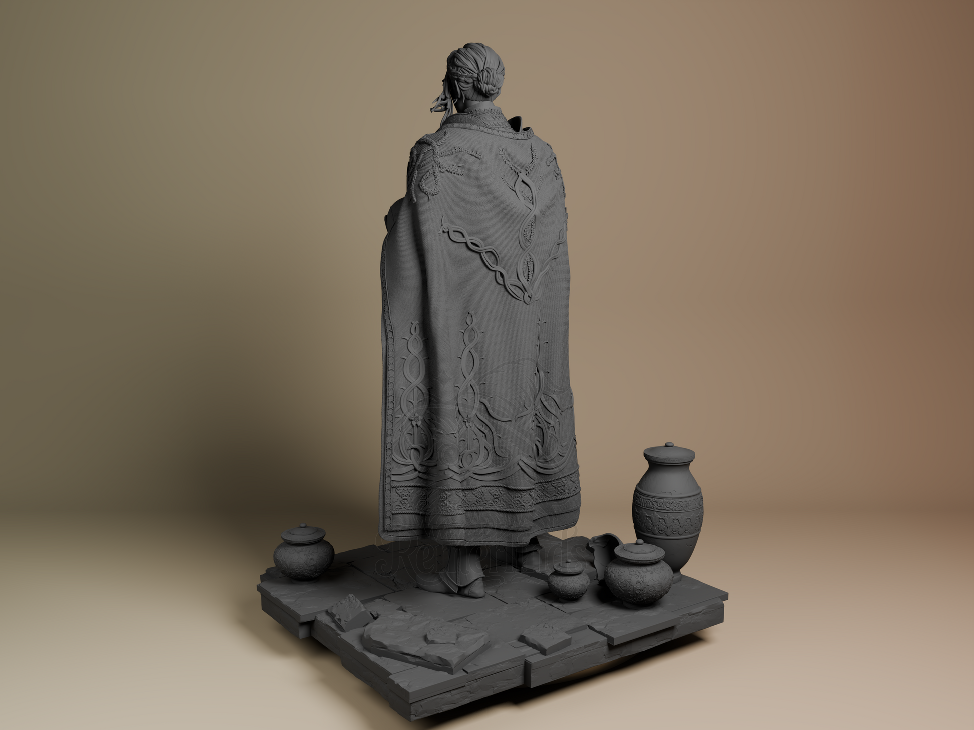 Leda – Elden Ring (Figurine by Bulkamancer) – 3D printed resin figure