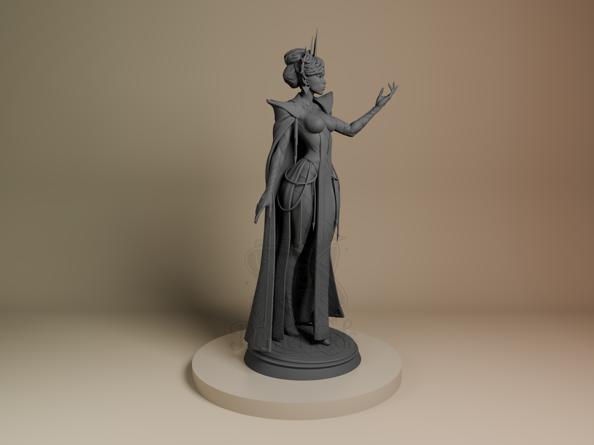 Mel – Arcane (Figurine by Bulkamancer) – 3D printed resin figure