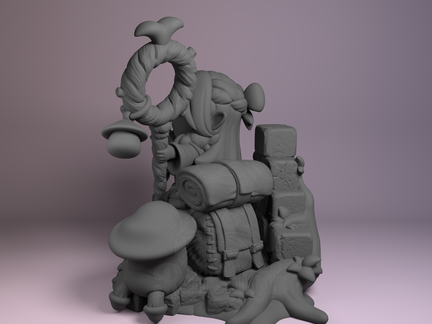 Chibi – Marcille (Chibi by Nomnom Figures) – 3D printed resin figure