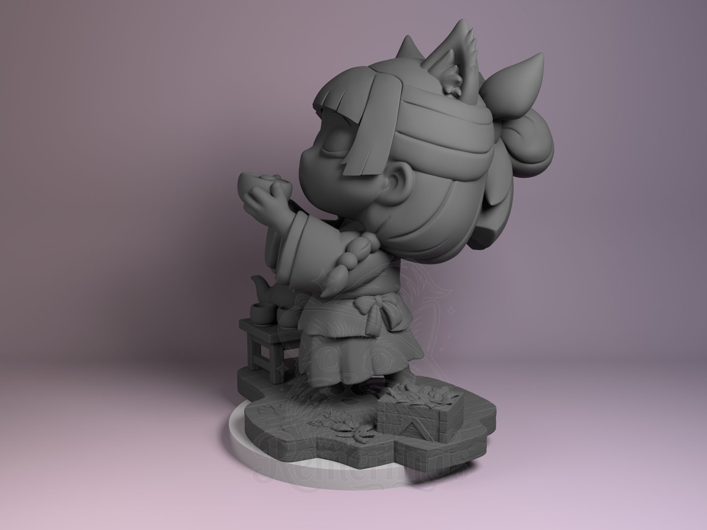 Chibi – Maomao (Chibi by Nomnom Figures) – 3D printed resin figure