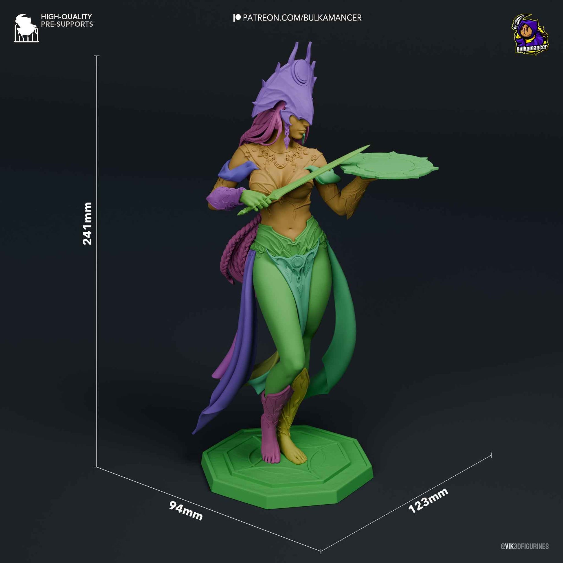 Shar – Baldur’s Gate (Figurine by Bulkamancer) – 3D printed resin figure
