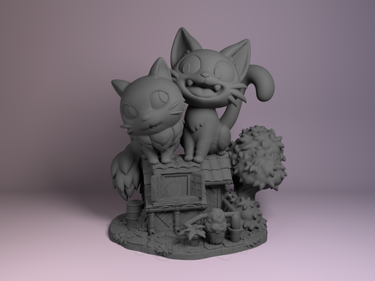 Chibi – Jiji (Chibi by Nomnom Figures) – 3D printed resin figure