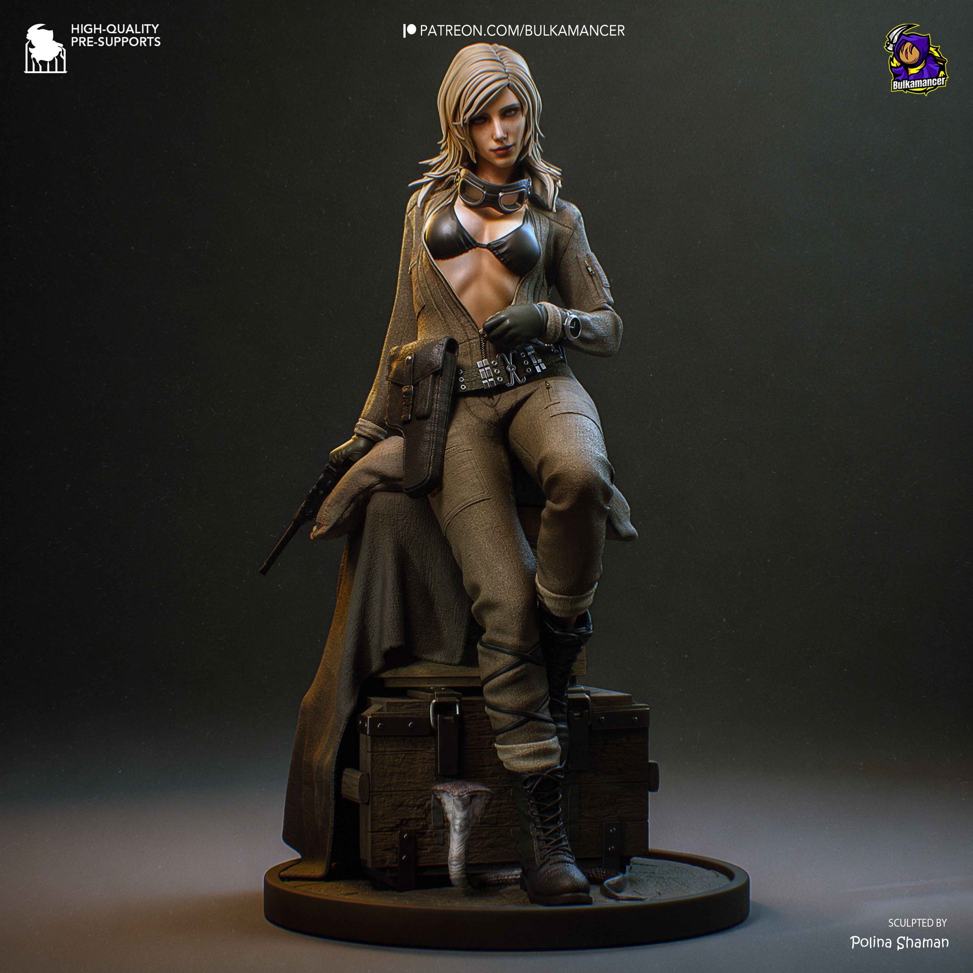 EVA – Metal Gear (Figurine by Bulkamancer) – 3D printed resin figure
