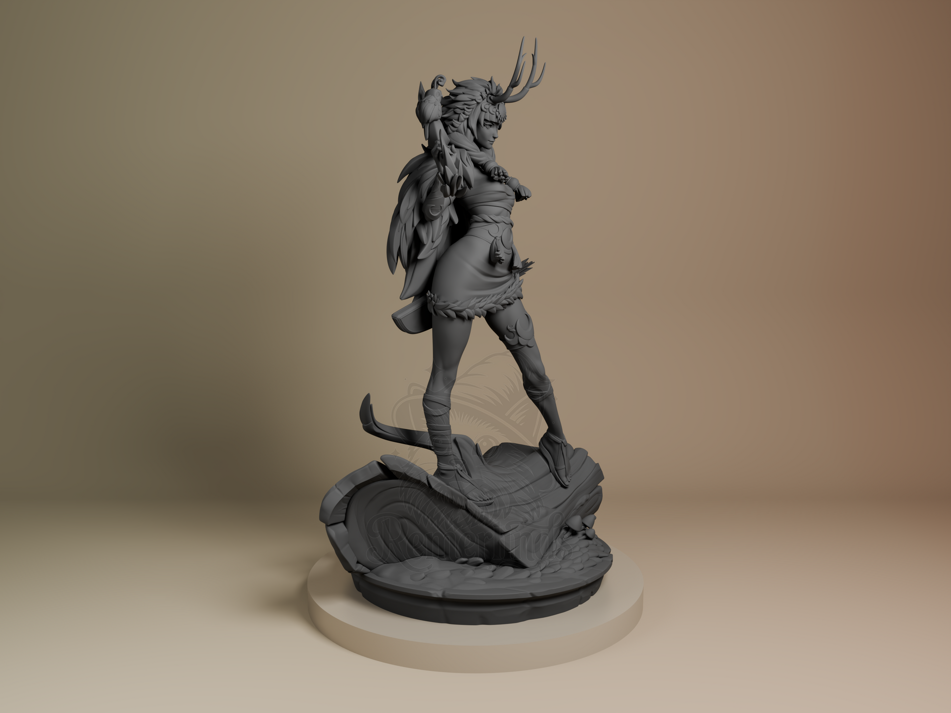 Artemis – Hades (Figurine by Bulkamancer) – 3D printed resin figure