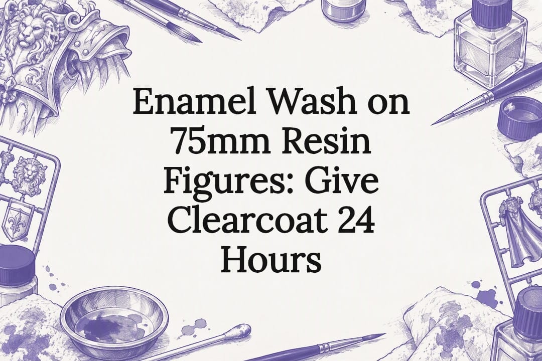Hand-drawn resin painting tools frame the title